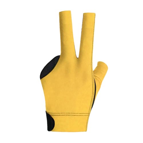 Voihamy Billard-Pool-Handschuhe,3-Finger-Billard-Handschuhe | Sporthandschuhe im 3-Finger-Design | Dünne und rutschfeste Sporthandschuhe, hochelastische und atmungsaktive Billardhandschuhe für von Voihamy