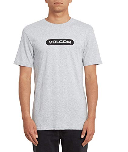 Volcom Herren New Euro BSC SS T-Shirt, Heather Grey, XS von Volcom