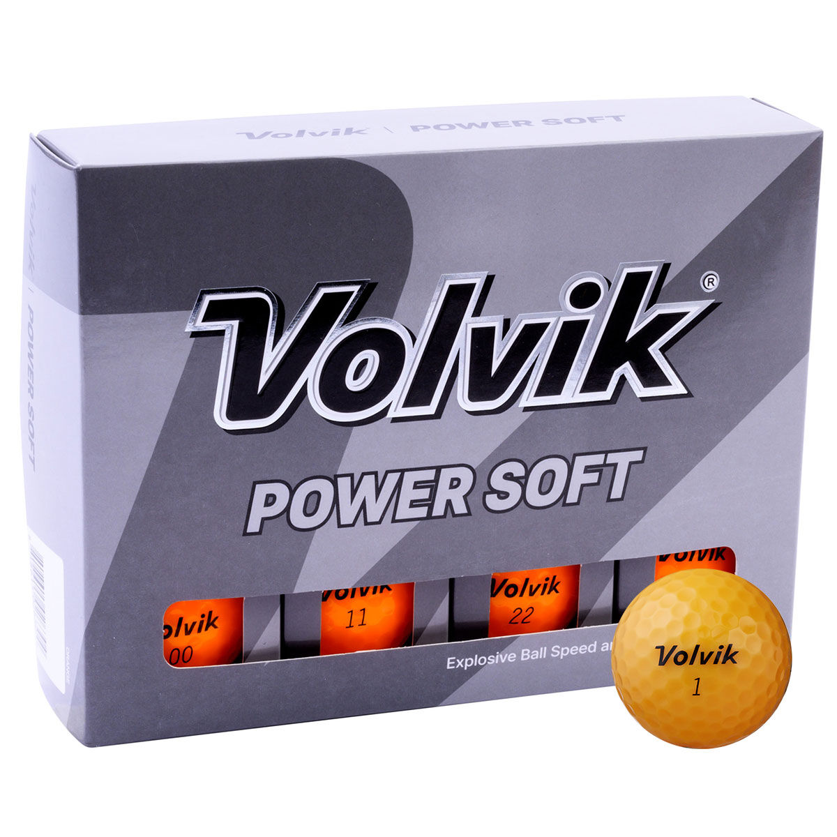 Volvik Orange Powersoft 12 Golf Ball Pack | American Golf, One Size von Volvik