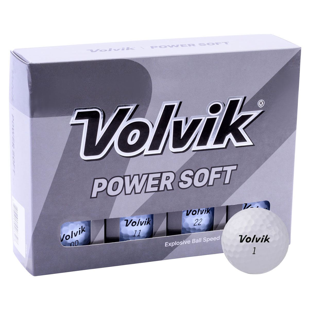 Volvik White Powersoft 12 Golf Ball Pack | American Golf, One Size von Volvik