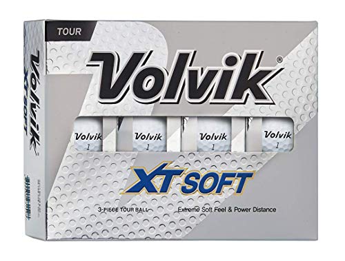 Volvik XT Soft Golfbälle, Weiß, groß von Volvik