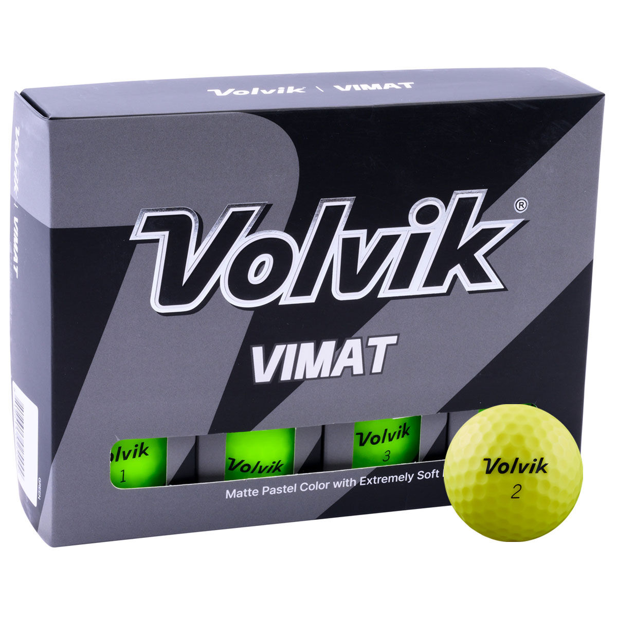Volvik Yellow Dimple ViMat 12 Golf Ball Pack | American Golf, One Size von Volvik