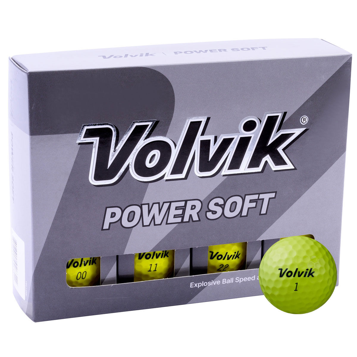Volvik Yellow Powersoft 12 Golf Ball Pack | American Golf, One Size von Volvik