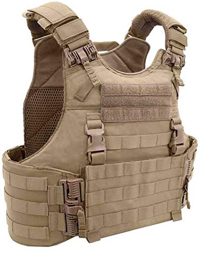 WARRIOR - A.S. was Quad Release Plate Carrier Coyote, Coyote von WARRIOR - A.S.