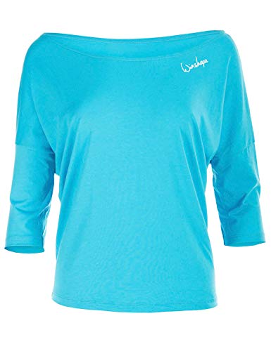 WINSHAPE Damen Ultra Leichtes Modal-3/4-arm Mcs001 3/4-arm Shirt, Sky-blue, M EU von WINSHAPE