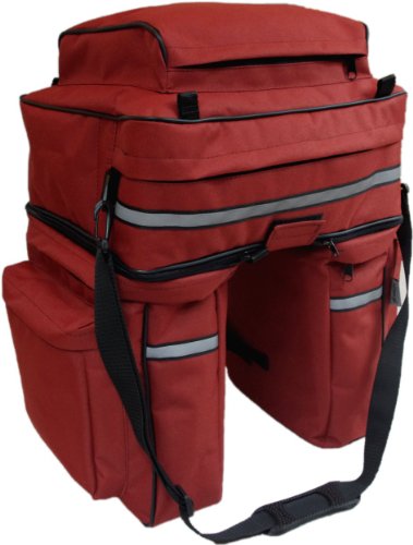 WITAN Gepäcktasche Fahrradtasche Satteltasche (Rot) FT3 von WITAN