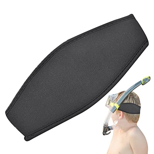 WOTEG Haarschutz für Taucherbrille | Wasserdichter Taucher-Gesichtsabdeckungsgurt, Tauchband, für Wassersport bei Tauchen, Maskenbandabdeckung von WOTEG