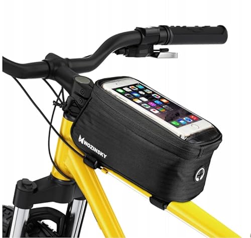 WOZINSKY Fahrradtasche Rahmentasche Wasserdicht Tasche für Fahrrad, Mountainbike, ebike, MTB, Rennrad Bike Bag Fahrradhandytasche Fahrradtasche Rahmen 1,5 L von WOZINSKY