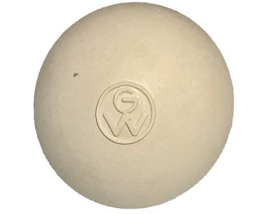 WV Ball Vollgummi Naturkautschuk für Triggerpunktmassage Crossfit Physiotherapie Lacrosse Übungs - Golfball, Massageball von WV