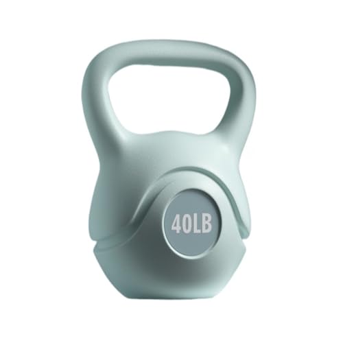 Hantel Umweltfreundliche Kettlebell Fitness Home Einstellbares Gewicht Hantel Kettlebell-Basis Unterstützt Das Heben Des Wasserkochers Dumbbell (Color : Blue, Size : 10LB) von WXHZHQ