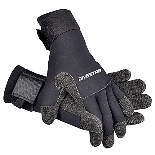 WYYHAA 5Mm Kevlar Neoprenanzug Handschuhe Einstellbare Neopren-Tauchhandschuhe Für Unterwasserjagd rutschfeste Speerfischski,XL von WYYHAA