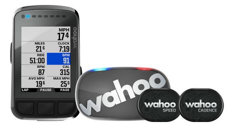 wahoo fitness elemnt bolt v2 gps computer   tickr cardio   speed   cadence bundle von Wahoo Fitness