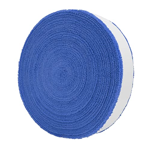 Wallfire 10 Meters Badminton Tennisschläger Anti-rutsch-Baumwolle Handtuchgriff Big Reel Handtuchgriffrolle Overgrip Schweißband Band Aufgenommen Wraps (Color : Blue) von Wallfire