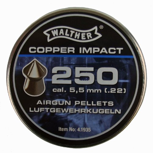 Walther Copper Impact verkupferte 5,5 mm Diabolos 250 Stück von Walther