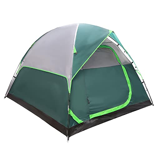 Camping-Zelt 2-4 Personen Zelt: Leichtes Zelt Backpacking Zelte - Anti-UV Zelt Wasserdicht Winddicht Kuppelzelt Einfacher Aufbau 5 Saison Wandern Zelte für Reisen Trekking von Wamsound