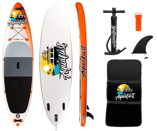 AQUALUST 10'6" SUP Board Stand Up Paddle Surf-Board aufblasbar ISUP 320x81x15... von WassersportEuropa
