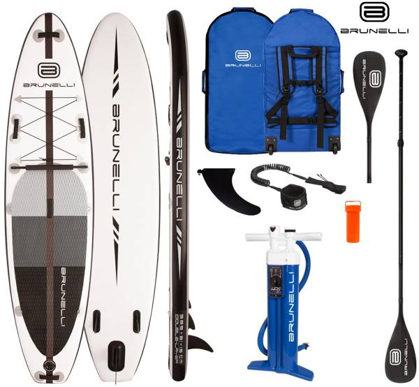 BRUNELLI 10.8 Premium SUP Board Stand Up Paddle Surf-Board aufblasbar Paddel ... von WassersportEuropa
