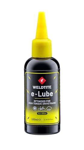 Weldtite Unisex – Erwachsene e-Lube Fahrradketten, Schwarz, 100 ml von Weldtite