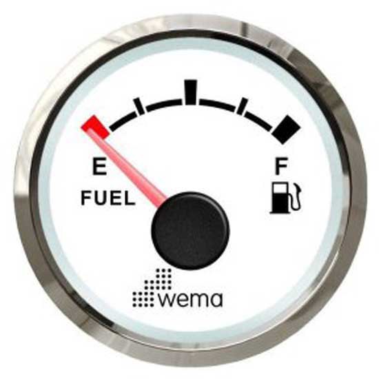 Wema Silverline Nmea2000 Fuel Level Indicator Silber 52 mm von Wema