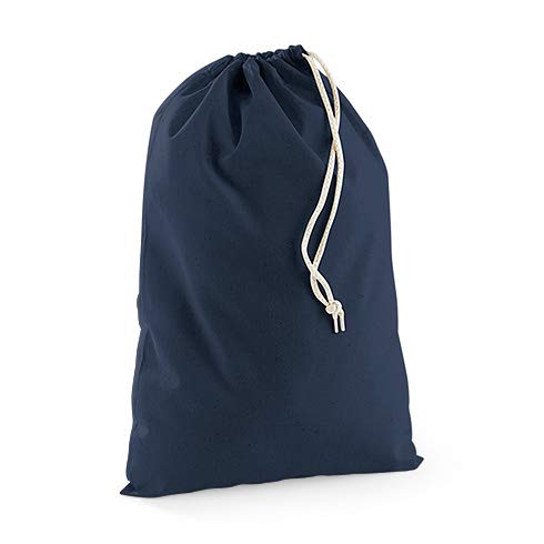 Westford Mill Cotton Stuff Bag, Farbe:Navy, Größe:XXS (10x15cm) von Westford Mill