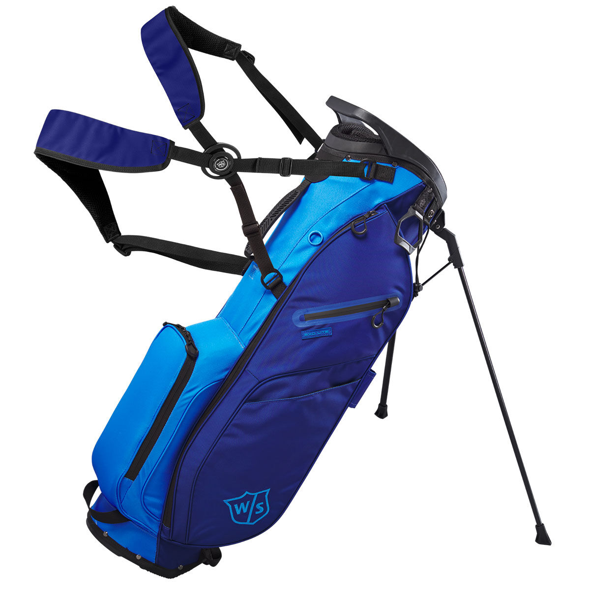 Wilson Staff Wilson EXO Lite Golf Stand Bag, Dark blue/light blue | American Golf von Wilson Staff
