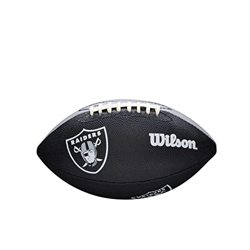Wilson American Football NFL JR TEAM LOGO, Juniorgröße, Gummi von Wilson
