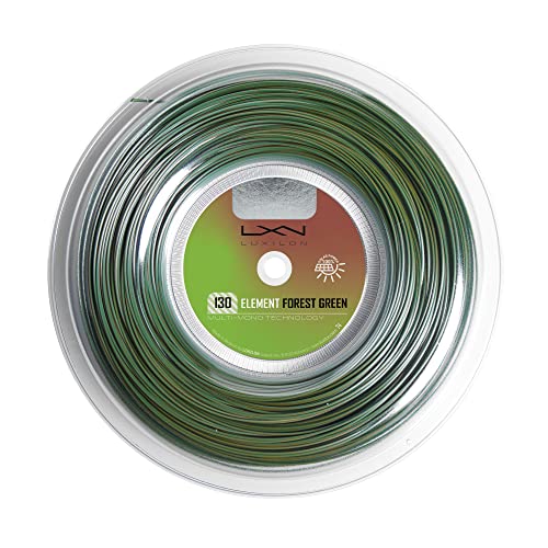 Wilson Luxilon Tennissaite Element, 200 m Rolle, Forest Green (Grün), 1,30 mm, von Luxilon