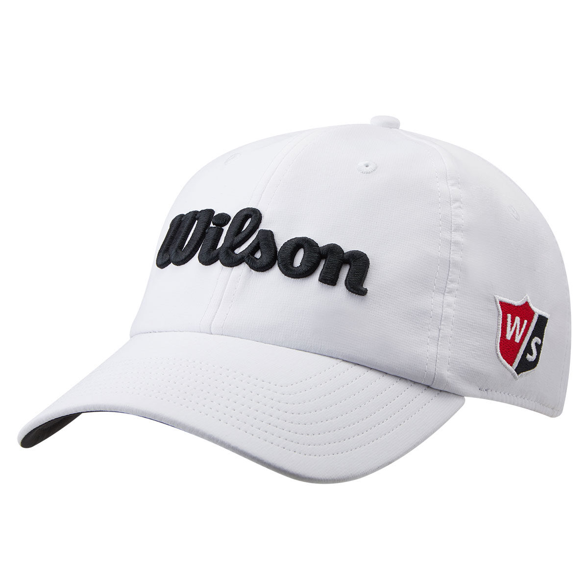 Wilson Men's Pro Tour Golf Cap, Mens, White/black, One size | American Golf von Wilson