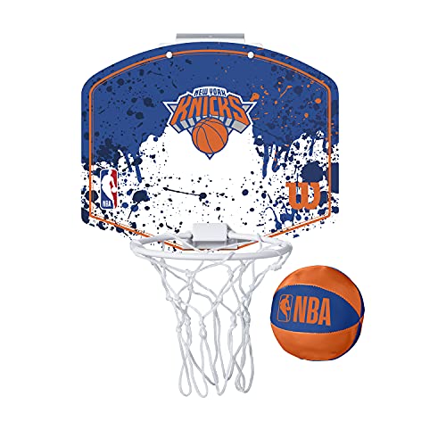 Wilson Mini-Basketballkorb NBA TEAM MINI HOOP, NEW YORK KNICKS, Kunststoff von Wilson