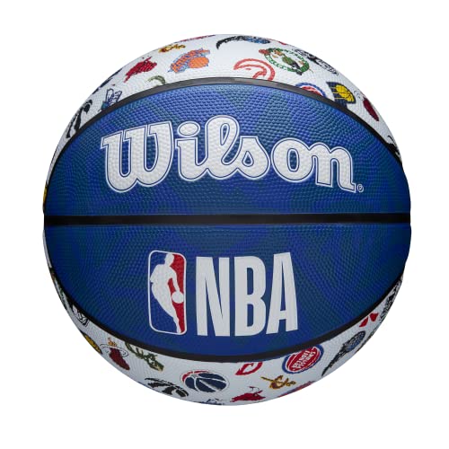 Wilson NBA Basketball All Team Tribute, Gr. 3, Rot/Weiß/Blau von Wilson
