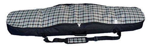 Witan SNOWBOARDTASCHE Board Bag Snowboard Tasche 155/165 cm Snowboardbag Boardsack Rucksack mit Tragegriff Sack (11 - Gitter, 165) von Witan