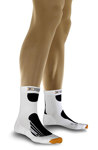 X-Socks Funktionssocke Skating Pro Langlaufstrumpf, White/Black, 35-38 von X-Socks