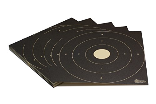 Zielscheiben *Bullseye Target* / 26x26 cm/Schießscheibenkarton 200 g/m² Chamois (100 Stück) von X-Targets