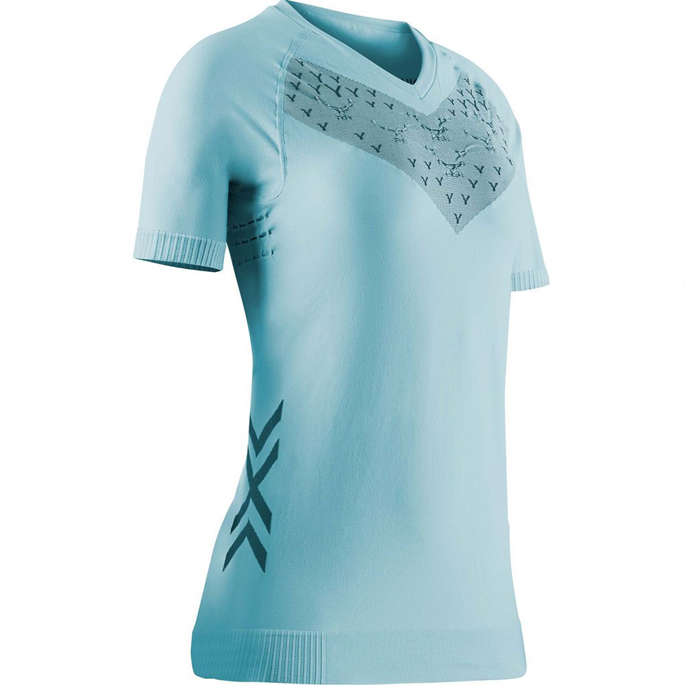 X-bionic Twyce Run Short Sleeve T-shirt Blau L Frau von X-bionic
