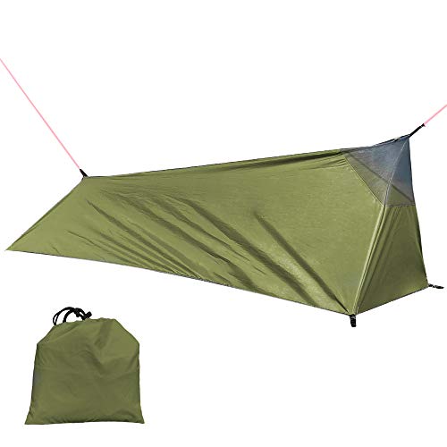 XIYINLI Rucksack Zelt Outdoor Camping Schlafsack Zelt Leichtes Einzelzelt mit Moskitonetz von XIYINLI