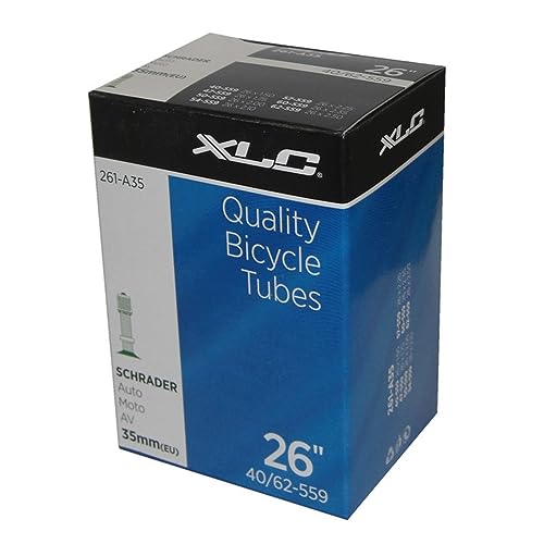 XLC Damen Fahrradschlauch-2508262210 Fahrradschlauch, Schwarz, 26 x4, 33 mm von XLC