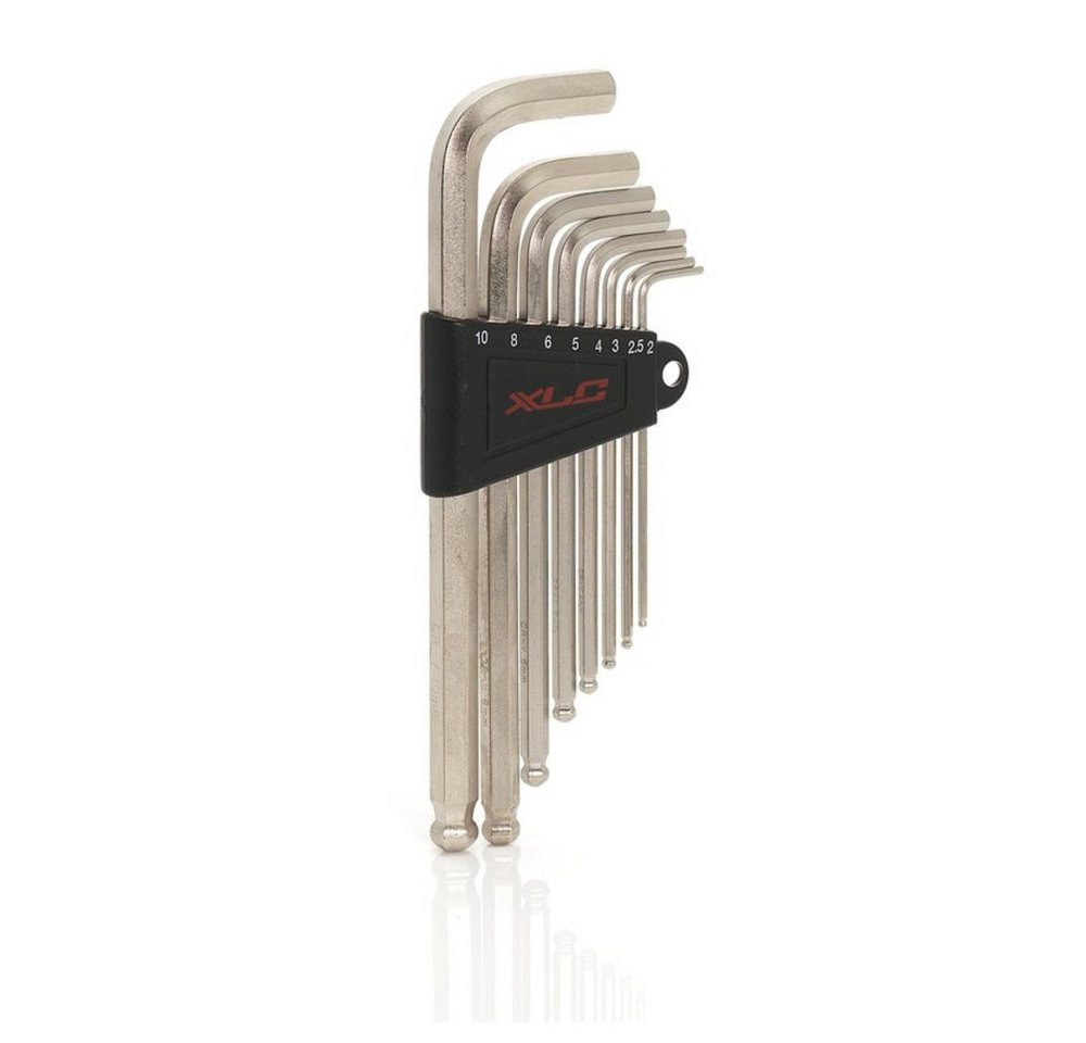 XLC Montagewerkzeug Innensechskant-Schlüssel, TO-S33 2/2,5/3/4/5/6/8/10mm, (8-tlg) von XLC