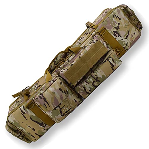 XVBVS Waffenkoffer für Langwaffen Gewehrtasche Langwaffenfutteral Langlebige SchießTaschen für Gewehre, Rifle Range Bag Aufbewahrung und Transport Von Schusswaffen mit Schultergurt (Color : Tarnung) von XVBVS