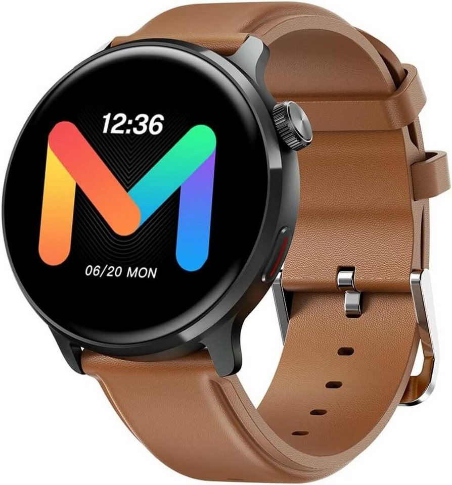 Xiaomi Drehknopfbetrieb für reibungslose Steuerung Smartwatch (1,3 Zoll, Android iOS), Intelligente Begleiter: Innovative Funktionen der Xiaomi Mibro Lite 2 von Xiaomi