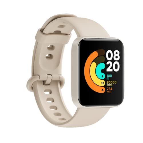 Xiaomi Redmi Watch Lite 2 Smartwatch (1 55 TFTLCD-Touchscreen; Messung/Überwachung Herzfrequenz & Schlafzyklus; GPS; Luftdruck- & Höhenmesser; 17 Sportmodi; 5 ATM; 10 Tage Batterielaufzeit) Ivory (Beige) von Xiaomi