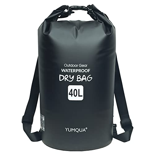 YUMQUA Dry Bag Wasserdichter Tasche 5L 10L 20L 30L 40L wasserdichte Beutel Packsack für Kajak Boot Angeln Rafting Camping Snowboarden Schwimmen Wassersport von YUMQUA