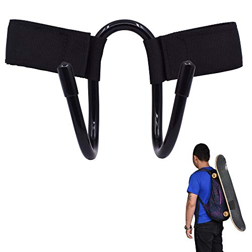 YYST Backpack Attachment Carrier Hanger Rack Hook Holder for Carrying Mini Cruiser, Cruiser Board,Skateboard - Fit Most Backpacks - Easy to Use - No Backpack von YYST
