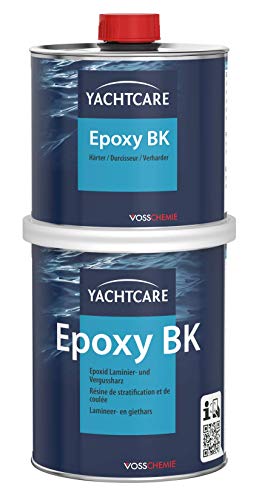 Yachtcare n.a. Epoxid-Harz Epoxy BK 1kg-Epoxidharz Set zum Laminieren und Vergießen, Transparent von Yachtcare