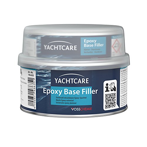 Yachtcare Unisex Base Filler Epoxyspachtel, hellgrau, 500g EU von Yachtcare