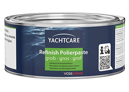 Yachtcare Unisex Refinish Grob Polierpaste, Weiß/Grau, 500g von Yachtcare