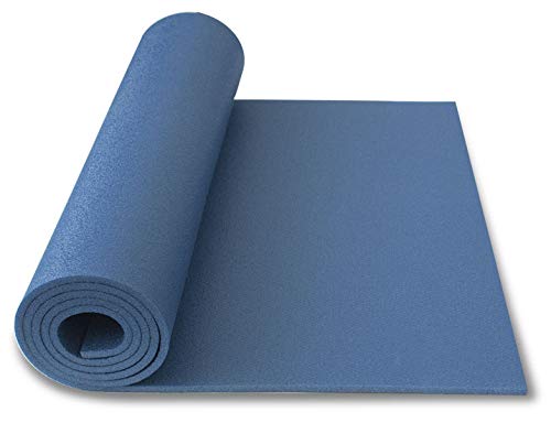 Schaumstoff Campingmatte Gymnastikmatte Aerobic Yoga Matte 180 x 50 x 0,8 210g (dunkelblau) von Yate