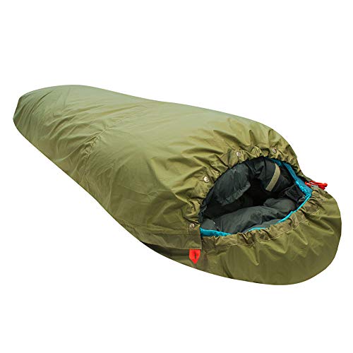 Yate Aven Biwak - wasserdicht - robust - Half Zip - 2 Reißverschlüsse Links und rechts - Biwaksack für Schlafsack - abnehmbares Moskitonetz - Schlafsack Hülle von Yate