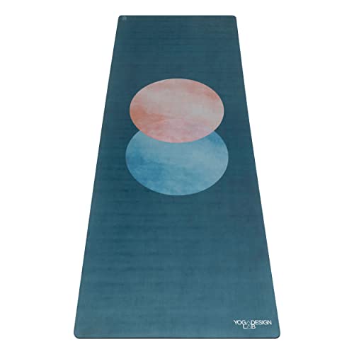 Yoga Design Lab Combo Yogamatte | rutschfest, Matte/Handtuch, Guter Halt bei viel Schweiß, Naturkautschuk | mit Tragegurt (Atlas, 3.5mm) von Yoga Design Lab