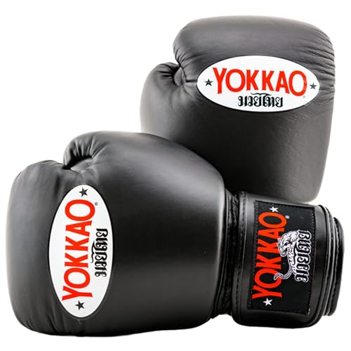 YOKKAO Matrix Breathable Muay Thai Boxing Glove-Matrix Black-14oz von Yokkao