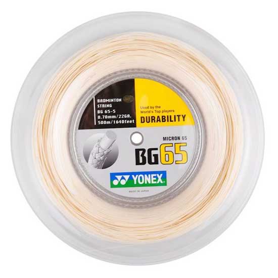 Yonex Bg 65 200 M Badminton Reel String Gelb 0.70 mm von Yonex